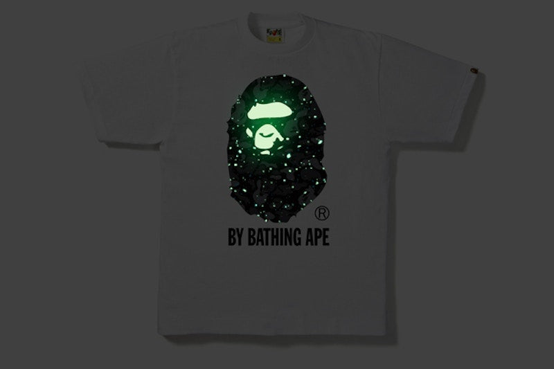 BAPE Space Camo By Bathing Tee White