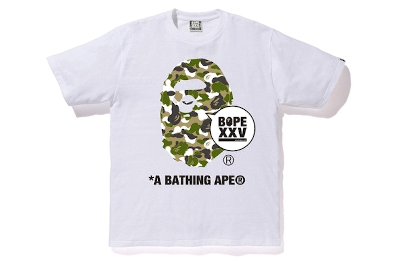BAPE Store ZOZO XXV Ape Head Tee White