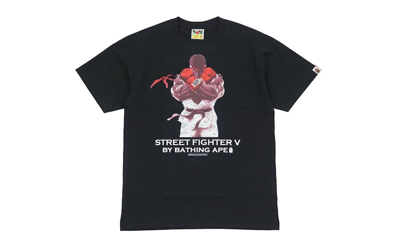 BAPE Capcom Street Fighter Ryu Tee Black