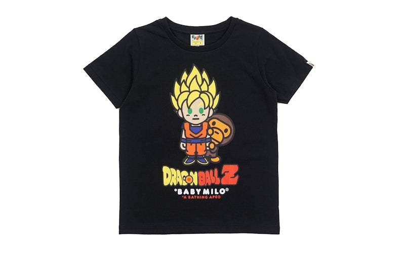 BAPE Dragon Ball Z Super Saiyan Goku Baby Milo Tee (Ladies) Black