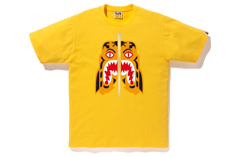 BAPE Tiger Tee Yellow