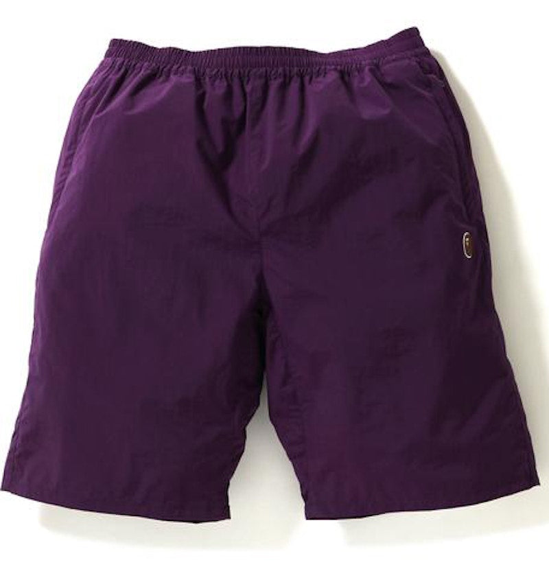 BAPE Track Shorts Purple