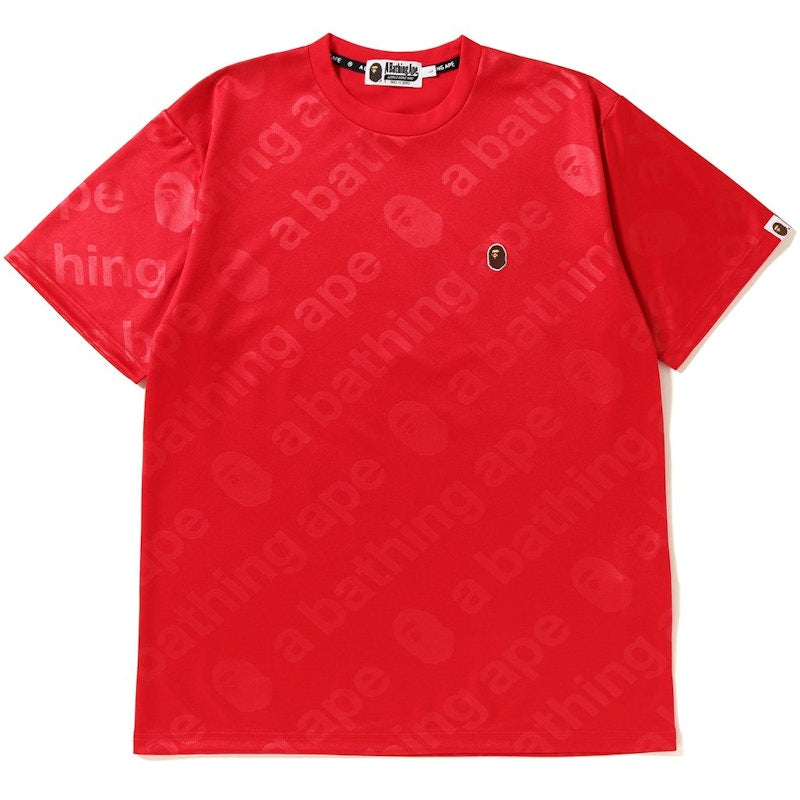 BAPE WGM Jersey Tee Red