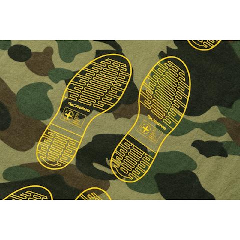 BAPE X DR.MARTENS 1st Camo Tee Tee Green