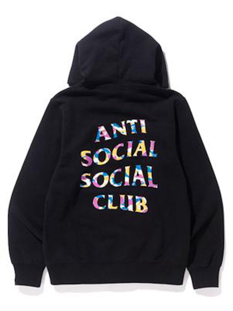 BAPE x Anti Social Social Club LA Exclusive City Camo Pullover Hoodie (FW19) Black/Multi
