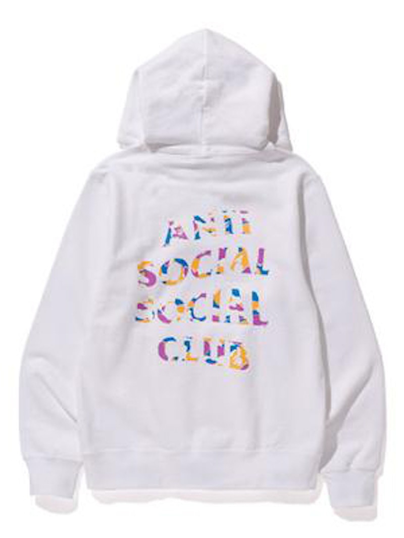BAPE x Anti Social Social Club LA Exclusive City Camo Pullover Hoodie (FW19) White/Multi