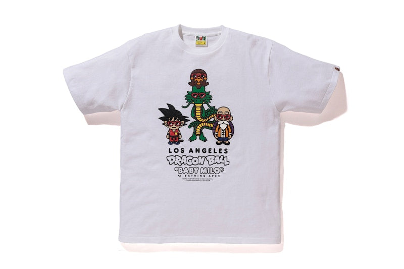BAPE x Dragon Ball Z LA Exclusive Baby Milo T-shirt White
