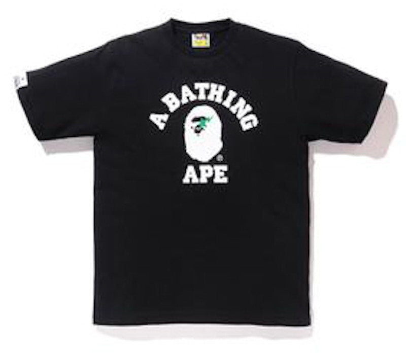 BAPE x Heineken 100 College Logo Tee Black