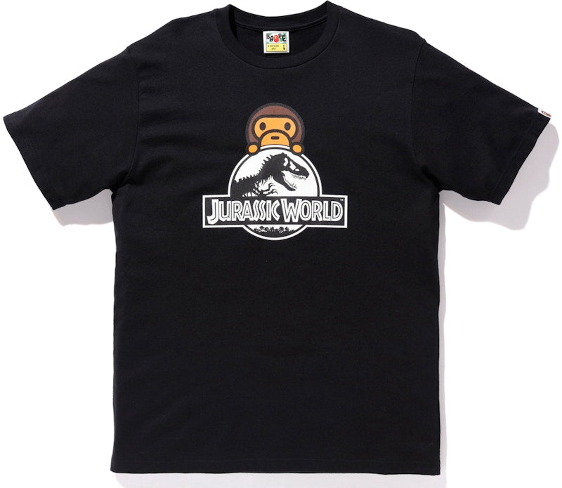 BAPE x Jurassic World Baby Milo Dinosaur Tee Black