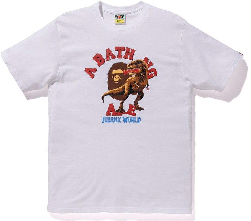 BAPE x Jurassic World Raptor College Tee White