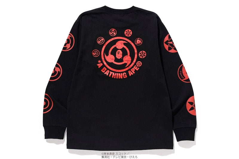 BAPE x Naruto L/S Tee Black