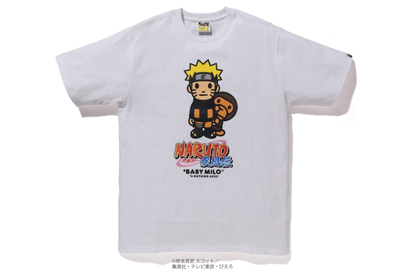 BAPE x Naruto Milo #6 Tee White