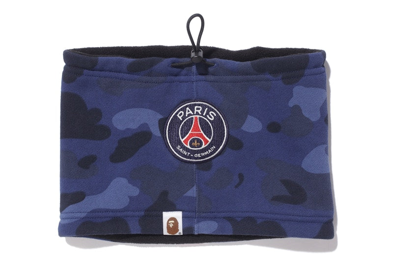 BAPE x PSG Neckwarmer Navy