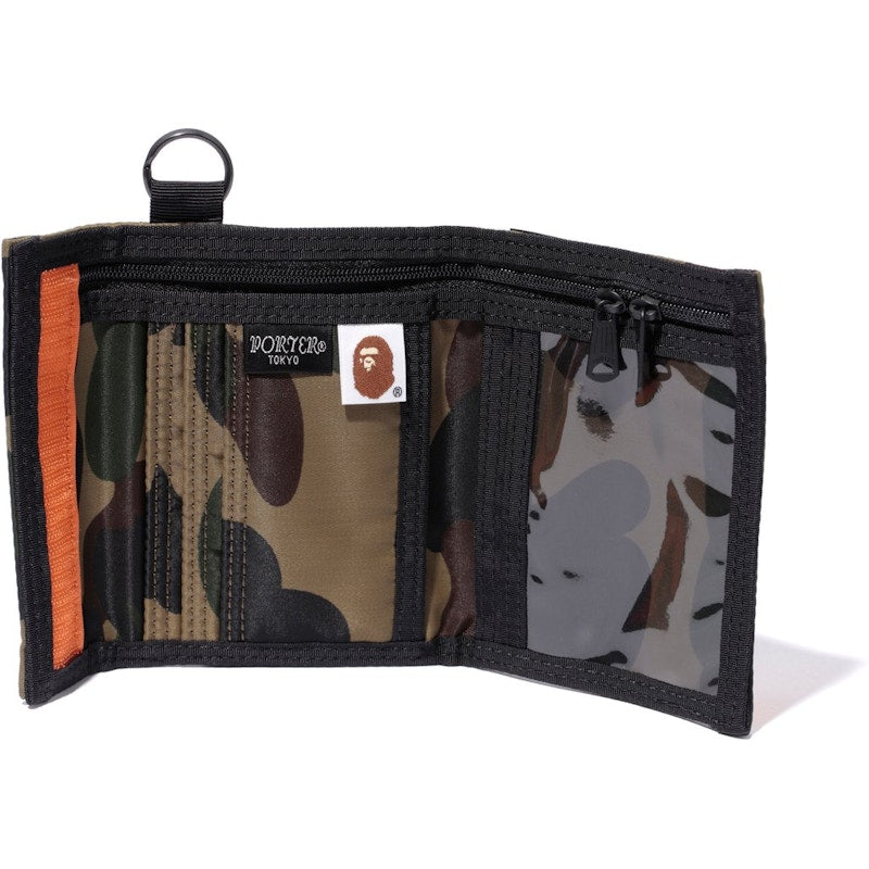 BAPE x Porter 1st Camo Wallet Green