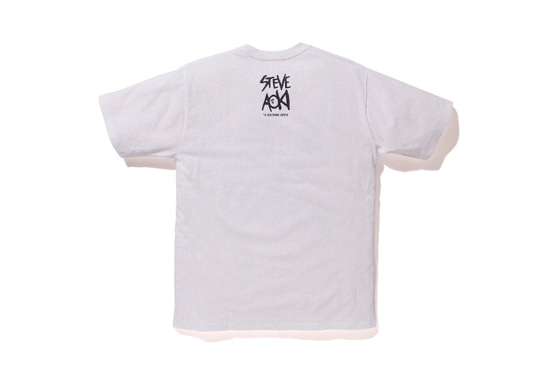 BAPE x Steve Aoki Tee White