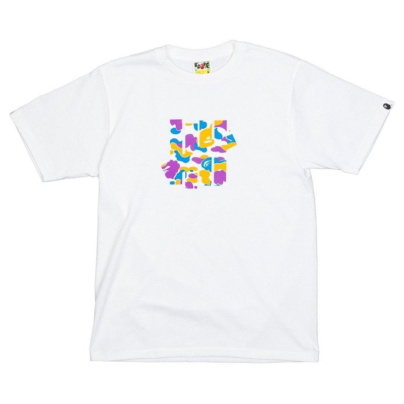 BAPE x Undefeated 5 Strike Tee White/Multi