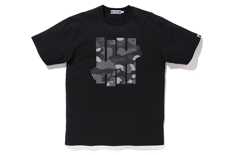 BAPE x Undefeated 5 Strikes Tee Black