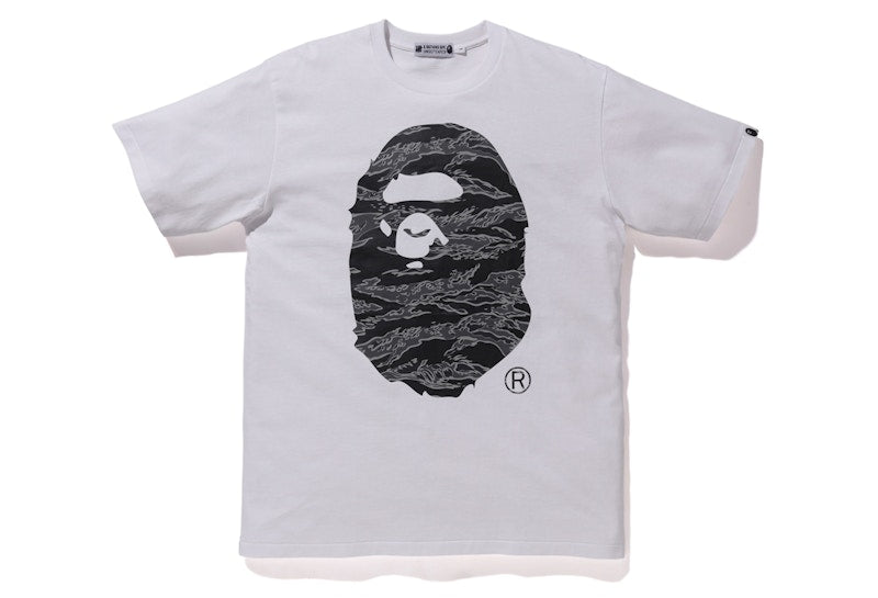 BAPE x Undefeated Apehead Tee White