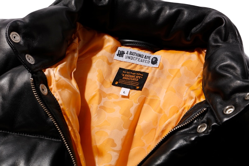 BAPE x Undefeated Classic Down Jacket Black