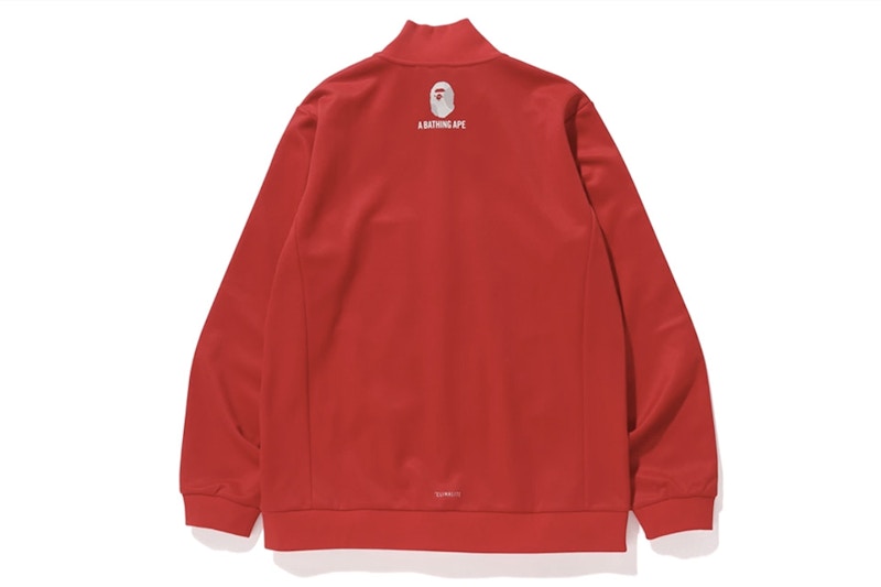 BAPE x adidas World Cup 2018 Winning Collection Zip Up Track Jacket Red