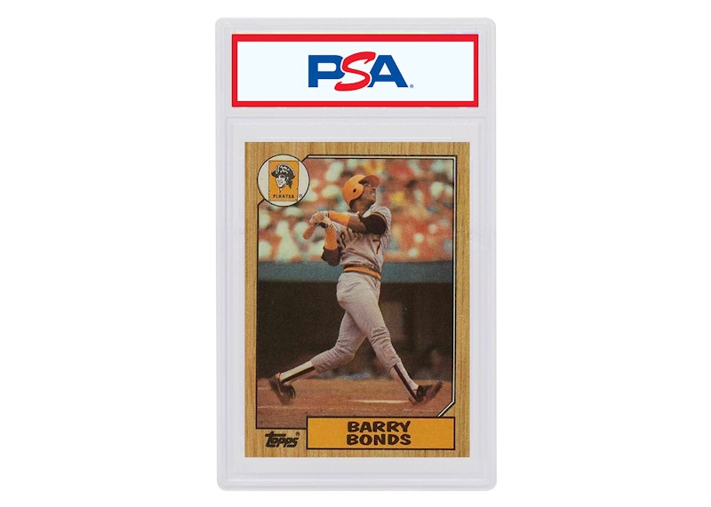 Barry Bonds 1987 Topps #320 (PSA or BGS Graded)