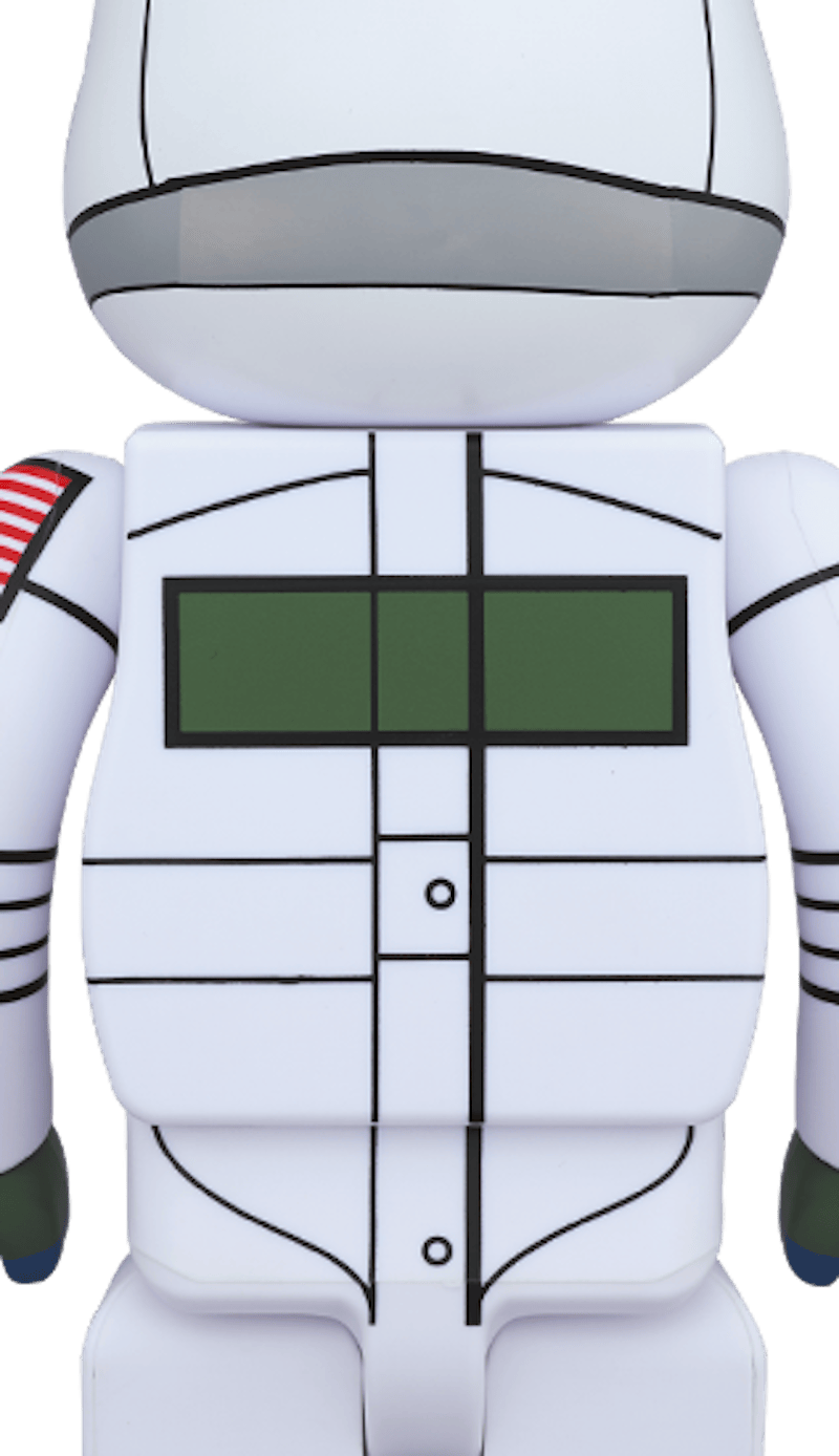 Bearbrick 1969 Astronaut 100% & 400% White