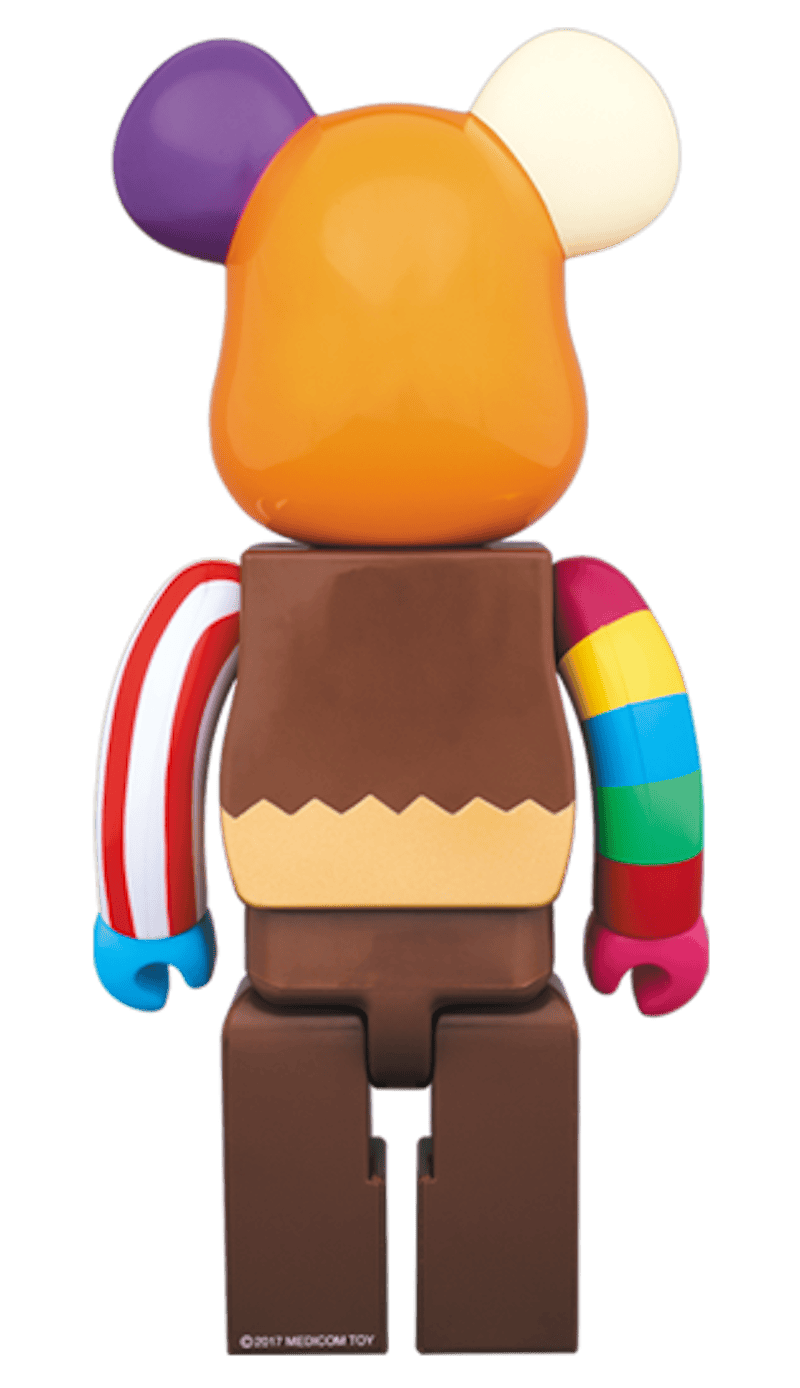Bearbrick 2017 Halloween 400% Multi