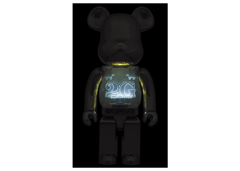Bearbrick 2G Reverse 1000% Gold Light Up