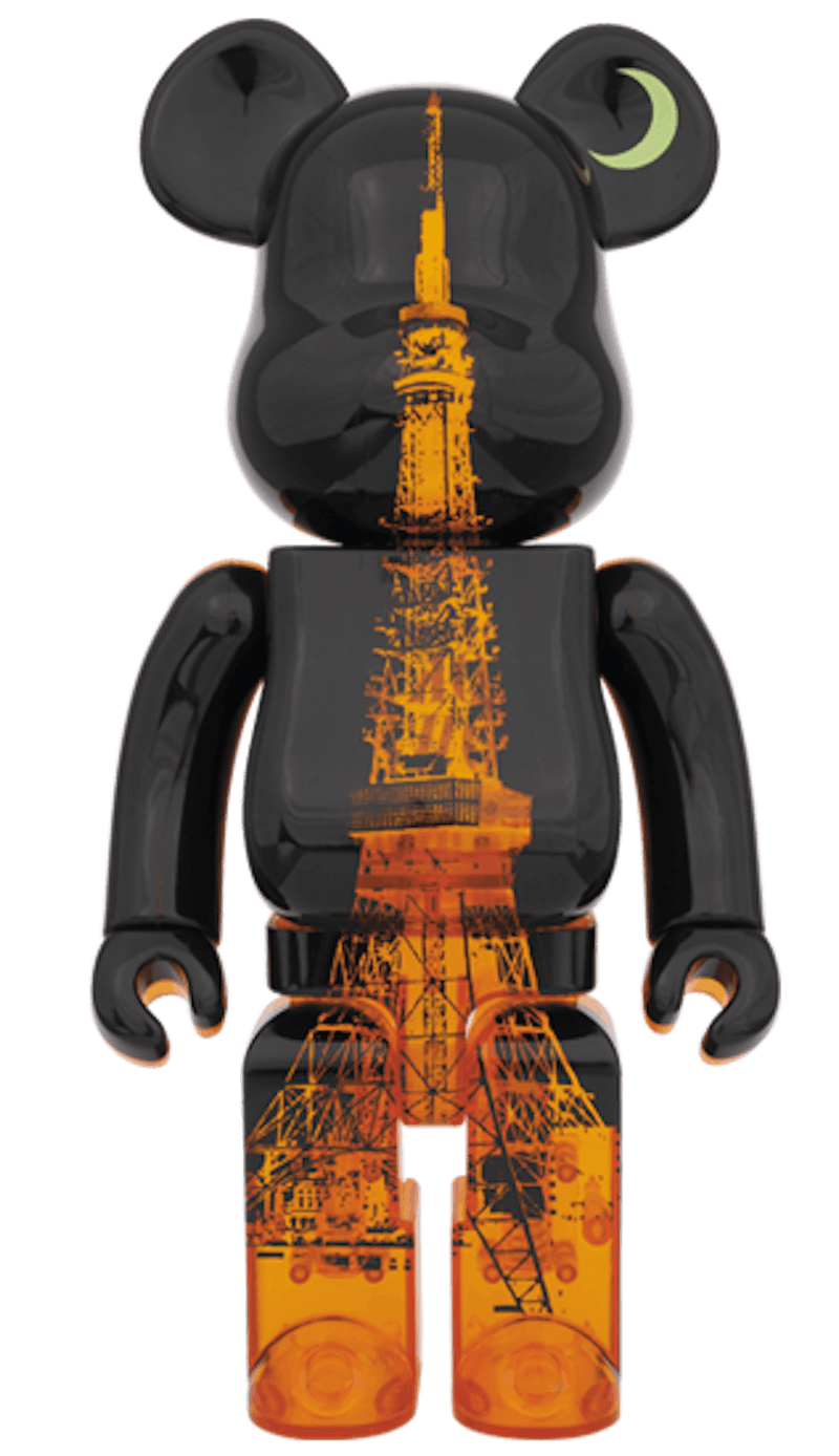 Bearbrick 55th Anniversary Tokyo Tower 400% Black