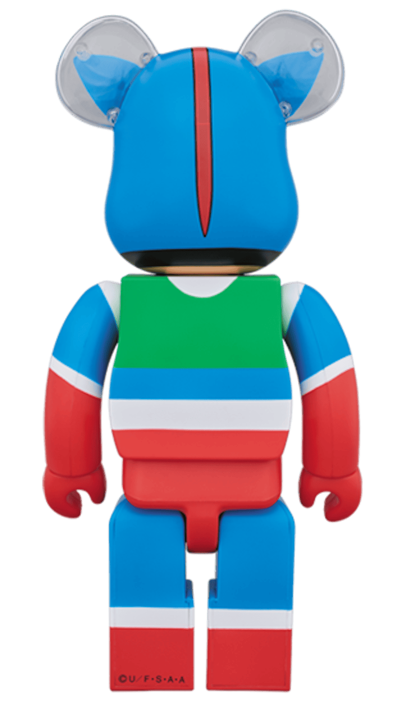 Bearbrick Action Masked Shin-chan 400% Blue