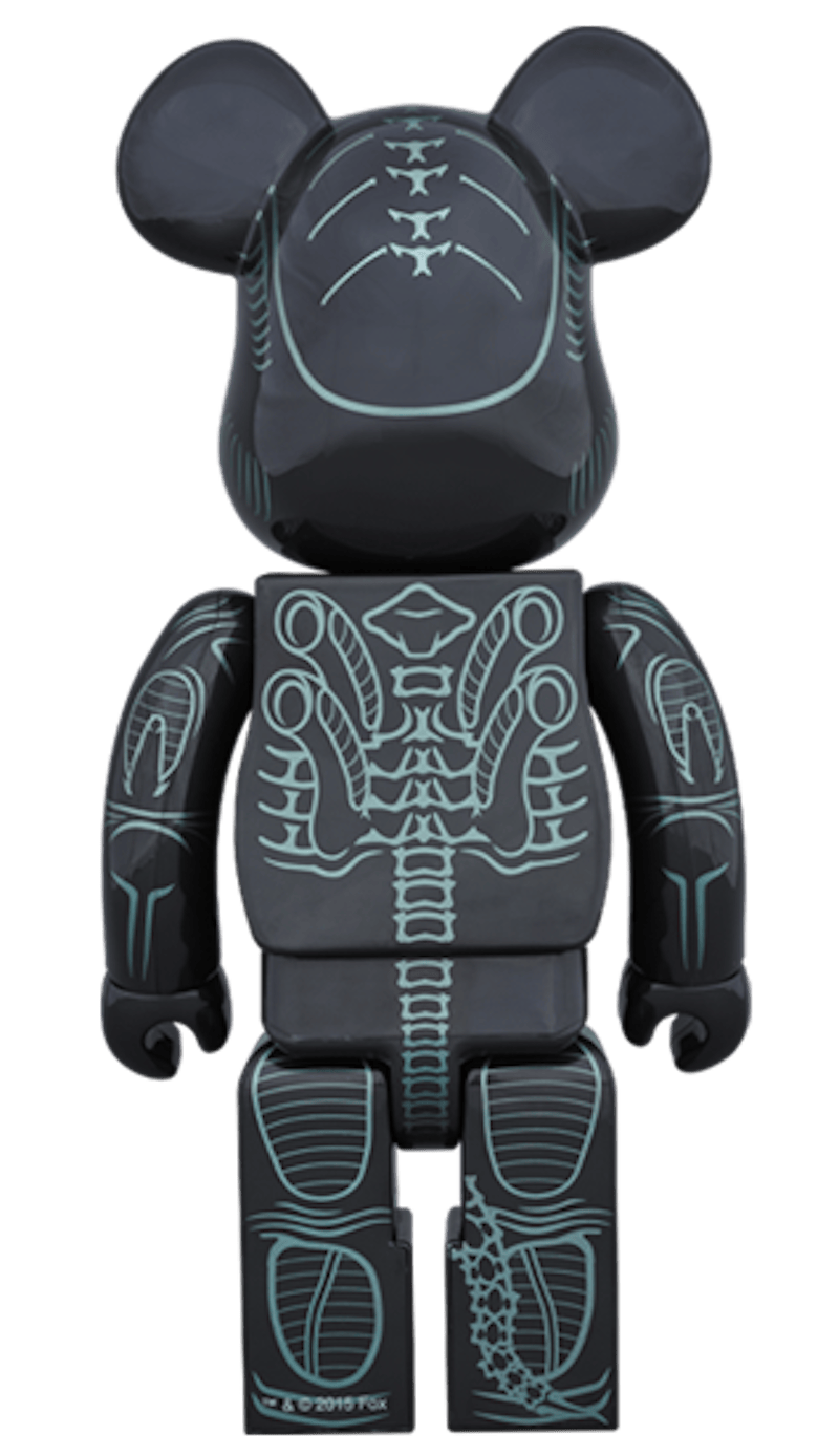 Bearbrick Alien Warrior 1000% Black