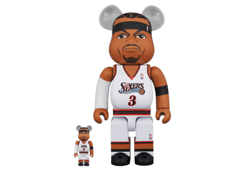 Bearbrick Allen Iverson (Philadelphia 76ers) 100% & 400% Set