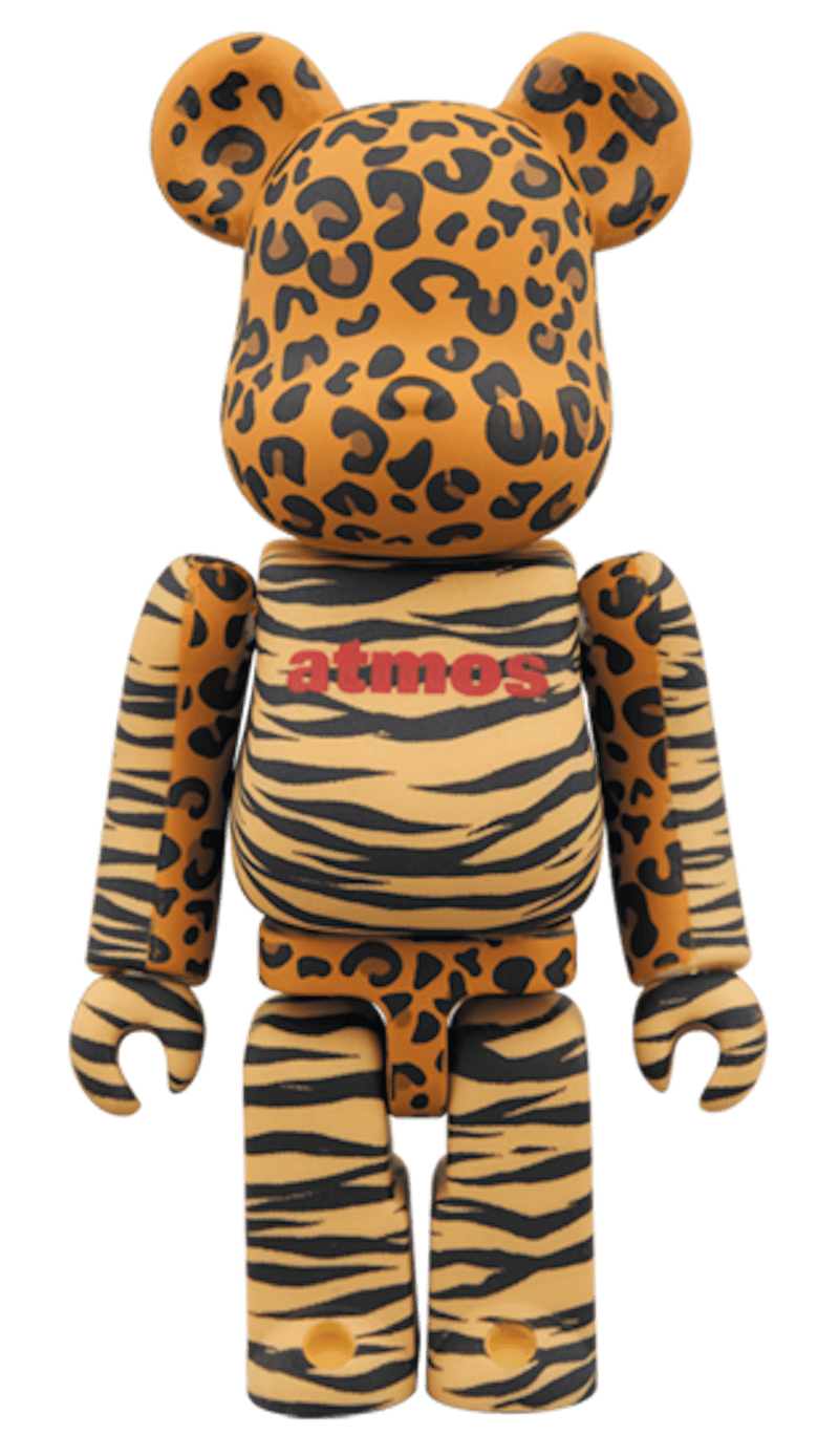 Bearbrick Atmos Animal 100% & 400% Set Orange