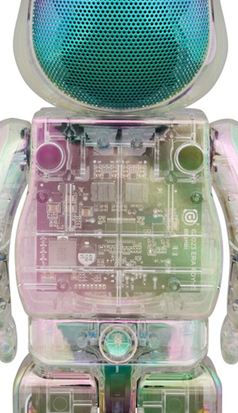 Bearbrick Audio Iridescent Portable Bluetooth Speaker 400% Crystal Halo
