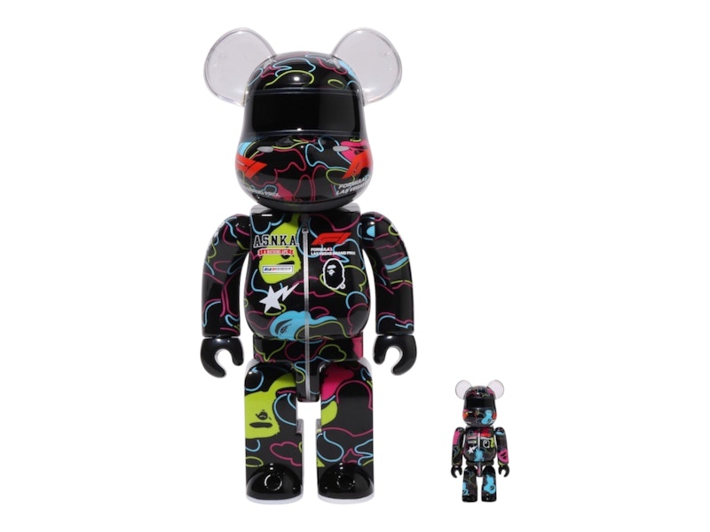 Bearbrick BAPE x F1 Las Vegas Grand Prix 100% & 400% Set