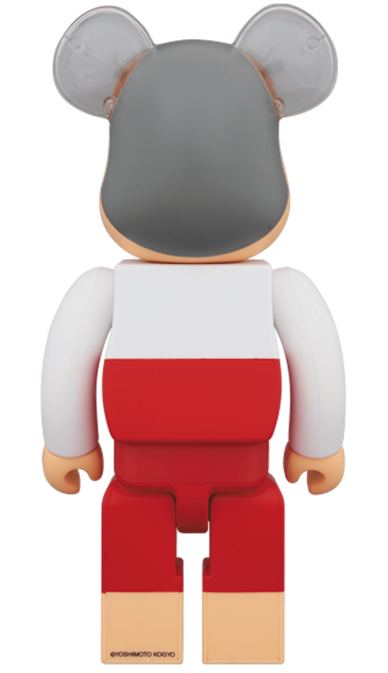 Bearbrick Balance Uncle 400% White/Red