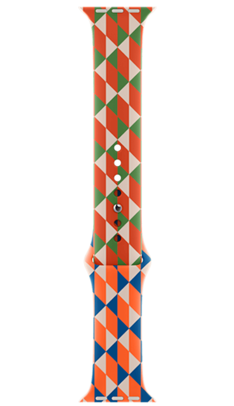 Bearbrick Barry McGee + Apple Watch Sports Band 44mm 100% & 400% Set Orange