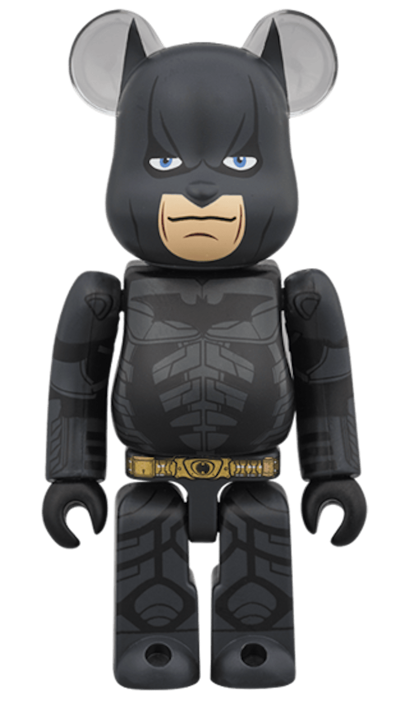 Bearbrick Batman (The Dark Knight Ver.) 100% Black