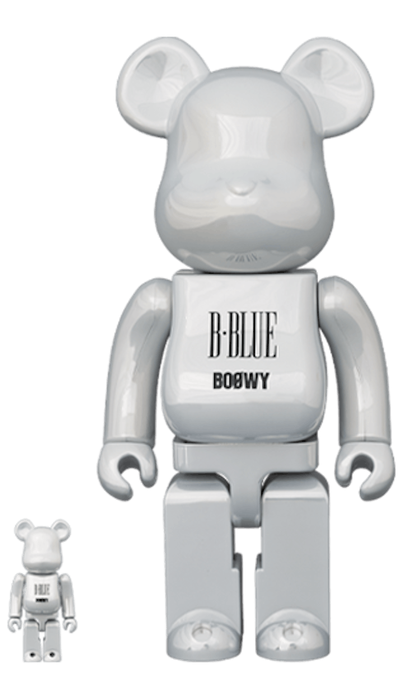 Bearbrick Boowy "B Blue" 100% & 400% Set