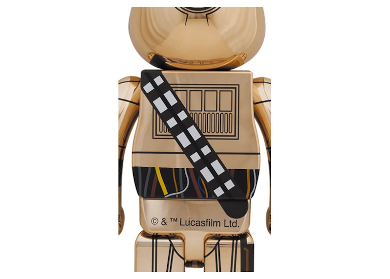 Bearbrick C-3PO (The Rise of Skywalker Ver.) 1000% Gold Chrome Ver.