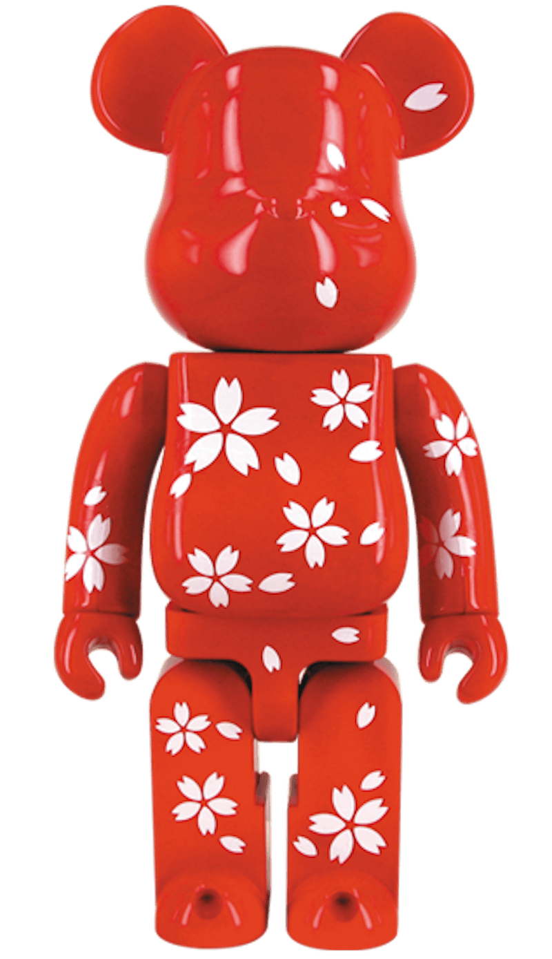 Bearbrick CJ Mart Cherry 400% Red