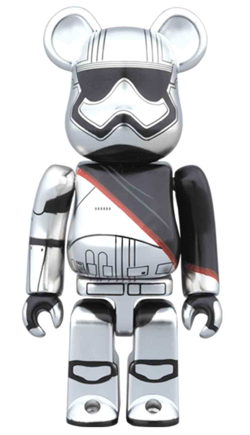 Bearbrick Captain Phasma 100% Chrome