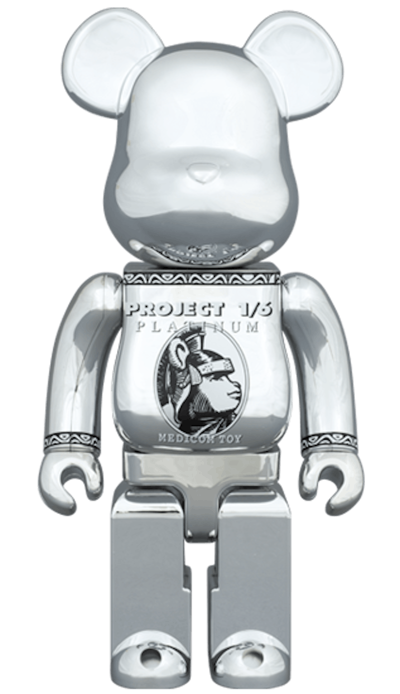 Bearbrick Centurion 400% Silver