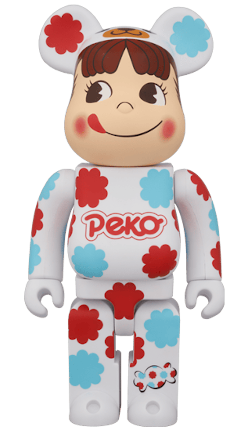 Bearbrick Costume Peko Chan 400% White