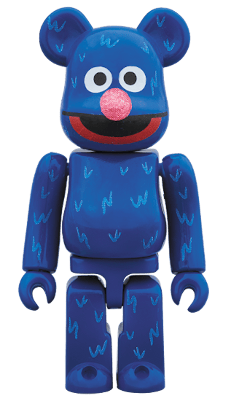 Bearbrick Count Von Count & Grover 2 Pack 100% Multi