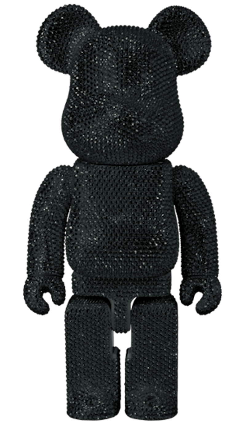 Bearbrick Crystal 400% Black