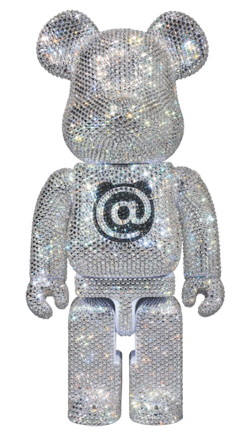 Bearbrick Crystal Decorate 400% Multi