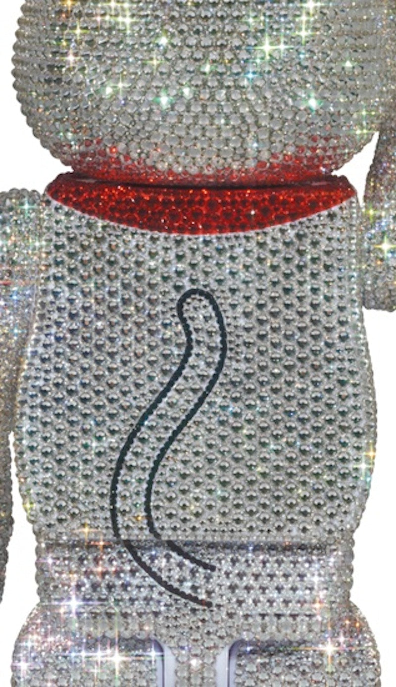 Bearbrick Crystal Decorate Lucky Cat 400%