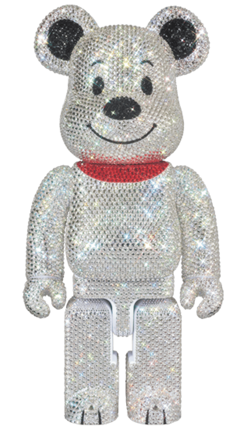 Bearbrick Crystal Decorate Snoopy 400% Crystal