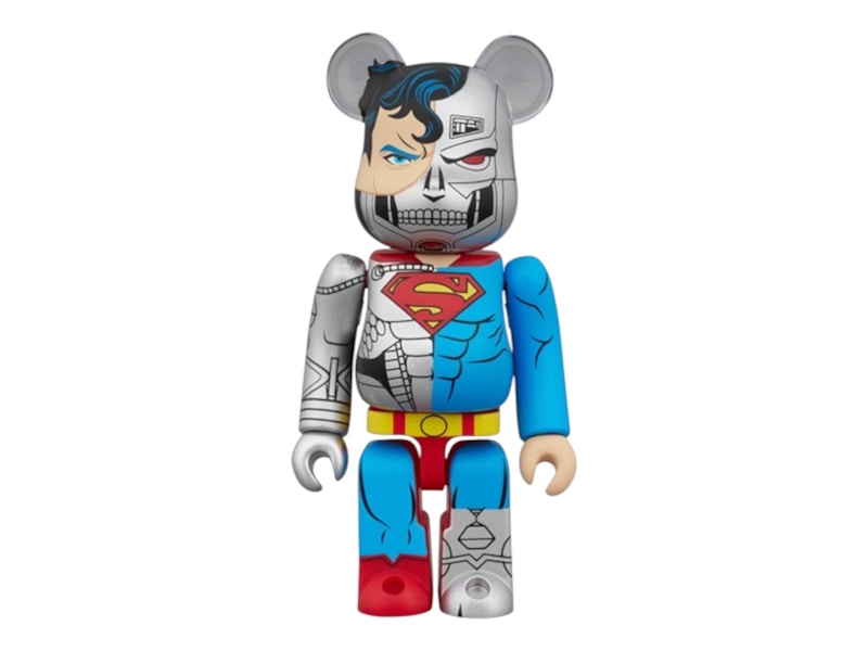 Bearbrick Cyborg Superman 100% & 400% Set